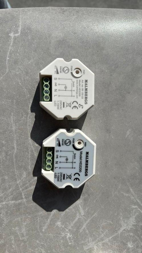 Led dimmer inbouw  (2 stuks), Doe-het-zelf en Verbouw, Elektra en Kabels, Zo goed als nieuw, Schakelaar, Ophalen of Verzenden