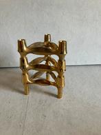 Stoff Nagel BMF vintage gouden kandelaren set van 3 stuks., Huis en Inrichting, Woonaccessoires | Kandelaars en Kaarsen, Ophalen of Verzenden