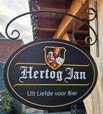 Dubbelzijdig HERTOG JAN UITHANGBORD (incl. beugel), Ophalen of Verzenden, Nieuw, Reclamebord, Plaat of Schild, Hertog Jan