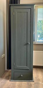 Houten kast met legplanken en lade, 1.80 x 0.60 x 0.50, Ophalen, Gebruikt, 50 tot 100 cm, 150 tot 200 cm