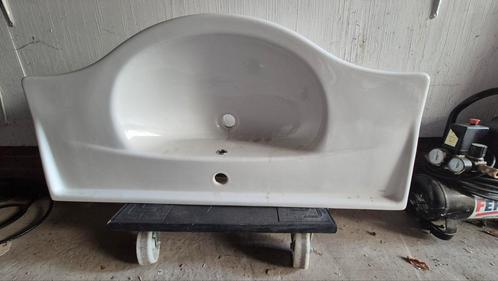 Wastafel/badkamermeubel porselein, Huis en Inrichting, Badkamer | Badkamermeubels, Zo goed als nieuw, Wasbak of Wastafel, 100 tot 150 cm