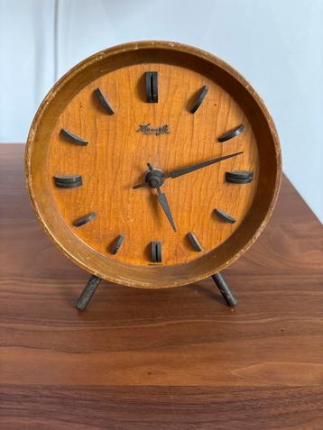 Vintage Kienzle Teak Tafelklok beschikbaar voor biedingen