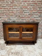 Art Deco Barkast met Glas, Huis en Inrichting, Gebruikt, 100 tot 150 cm, Ophalen of Verzenden, 25 tot 50 cm