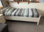 Stevig 1-persoonsbed Auping bodem & matras, Huis en Inrichting, Slaapkamer | Bedden, Ophalen, 90 cm, Eenpersoons, Wit