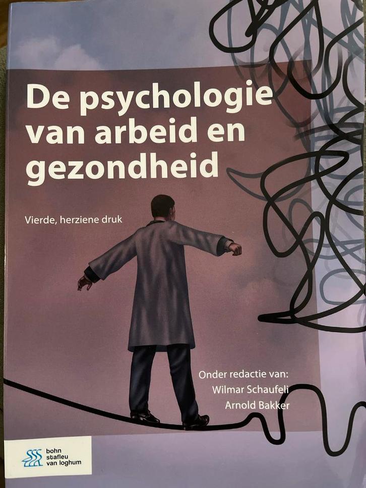Psychologie van arbeid en gezondheid-Schaufeli en Bakker, Boeken, Psychologie, Zo goed als nieuw, Overige onderwerpen, Ophalen of Verzenden