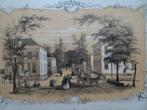 Litho gezicht te Velp door Hendrik Wilhelmus Last 1850, Verzenden