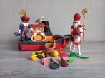 Playmobil 5206 - Stoomboot van Sinterklaas en Pakjes-Piet, Ophalen of Verzenden, Zo goed als nieuw, Complete set