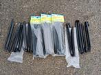 30x zwarte plastic tentharingen 23 cm, Ophalen of Verzenden, Zo goed als nieuw