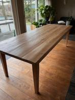 eettafel idonesisch teak, Huis en Inrichting, Tafels | Eettafels, Ophalen, Gebruikt, Teakhout, 200 cm of meer