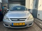 Opel Corsa 1.4 5D 2005 Grijs, Auto's, Voorwielaandrijving, 450 kg, 4 cilinders, Origineel Nederlands