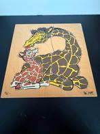 Puzzel giraf rolf, 2 tot 4 jaar, Gebruikt, Ophalen of Verzenden, Van hout