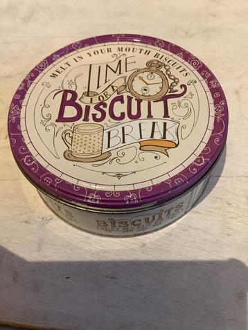 Vintage Koektrommel - Biscuit Break beschikbaar voor biedingen