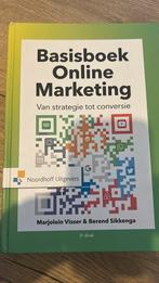 Marjolein Visser - Basisboek online marketing, Marjolein Visser; Berend Sikkenga, Ophalen of Verzenden, Zo goed als nieuw, Economie en Marketing