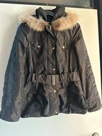 Winterjas met bontkraag en riem van Soyaconcept, Ophalen of Verzenden, Zo goed als nieuw, Maat 36 (S), Bruin