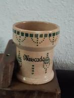 Beboterd oud frans?klein kruidenpotje Muscade,stoer brocante, Ophalen of Verzenden