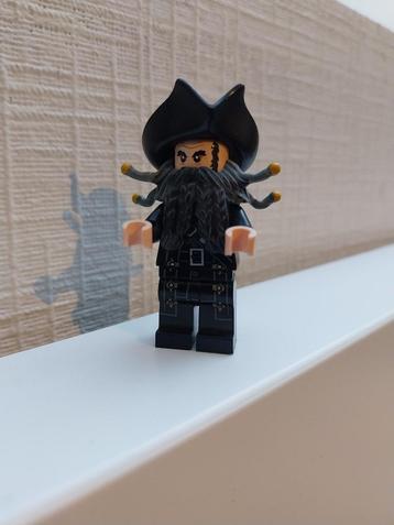 LEGO Pirates of the Caribbean Blackbeard minifiguur poc007 beschikbaar voor biedingen