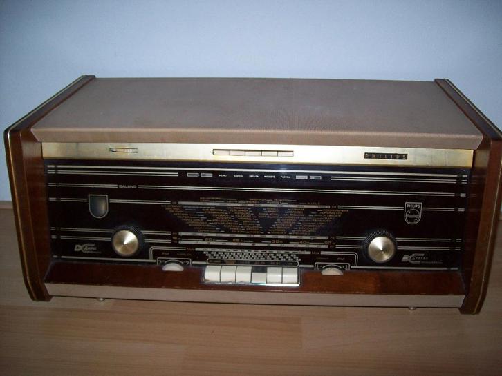 Philips buizen (lampen) Radio uit 1961, Audio, Tv en Foto, Radio's, Ophalen