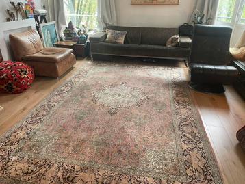 Handgeknoopt vintage vloerkleed Klassiek Kashmiri 325 x 216 beschikbaar voor biedingen