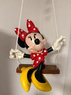 Mooi Minnie Mouse beeld op schommel, Verzamelen, Ophalen, Mickey Mouse, Zo goed als nieuw, Beeldje of Figuurtje