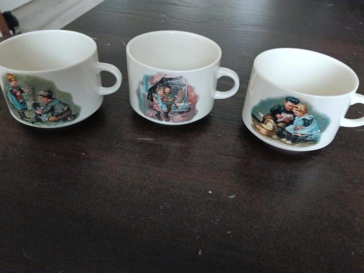 3 soepkommen Villeroy en Boch, Ot en Sien, Huis en Inrichting, Keuken | Servies, Gebruikt, Kop(pen) en/of Schotel(s), Overige stijlen