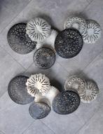Wand decoratie zwart/wit/goud, Ophalen, Gebruikt