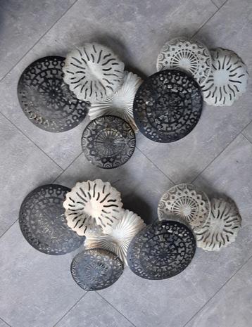 Wand decoratie zwart/wit/goud beschikbaar voor biedingen