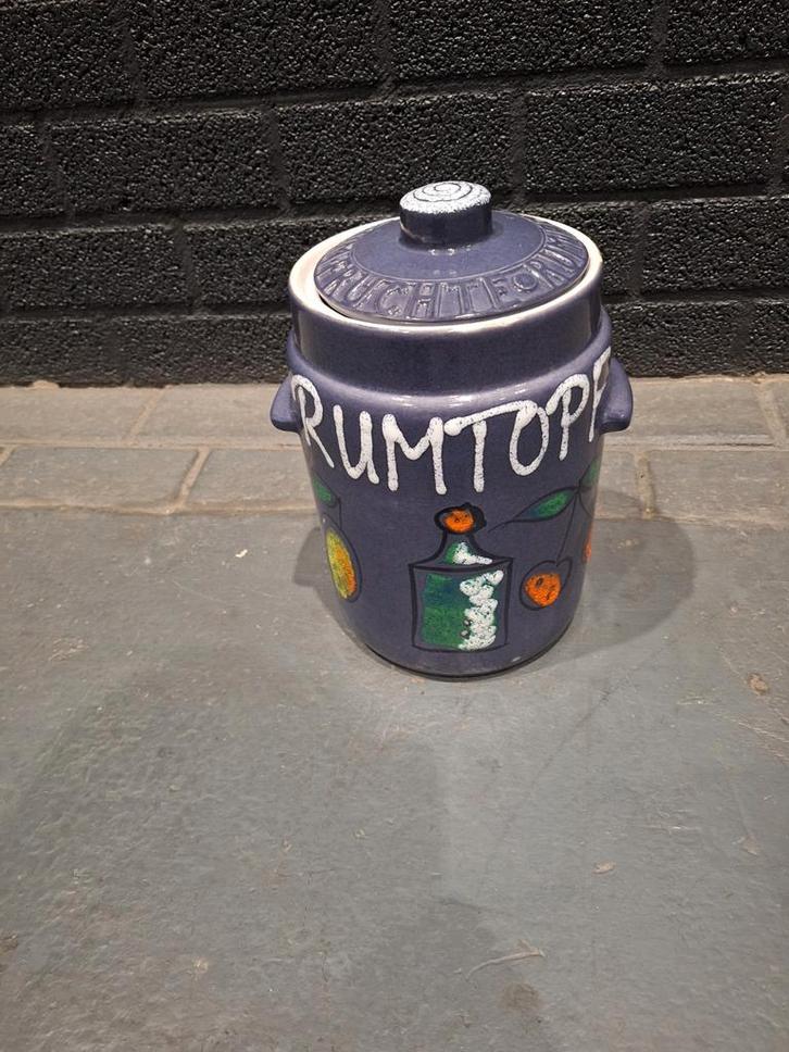 Vintage Rumtopf Pot, Antiek en Kunst, Antiek | Keramiek en Aardewerk, Ophalen of Verzenden