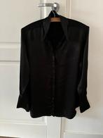 Mooie zwarte blouse(100% viscose) mt 38, Ophalen of Verzenden, Zo goed als nieuw, Maat 38/40 (M), Zwart