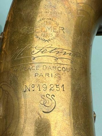 Zeldzame Selmer, Radio Improved altsaxofoon 1934. beschikbaar voor biedingen