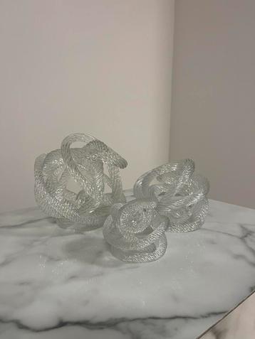 *LOMERE* Decoratieve Gevlochten Ballen Set beschikbaar voor biedingen