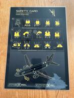 Safety card klasjet, Verzamelen, Ophalen of Verzenden, Zo goed als nieuw, Kaart, Foto of Prent