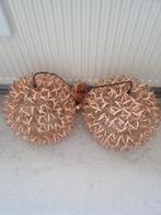 Bronzen hanglampen - Duo of los te gebruiken, Gebruikt, Ophalen of Verzenden, Metaal, Modern