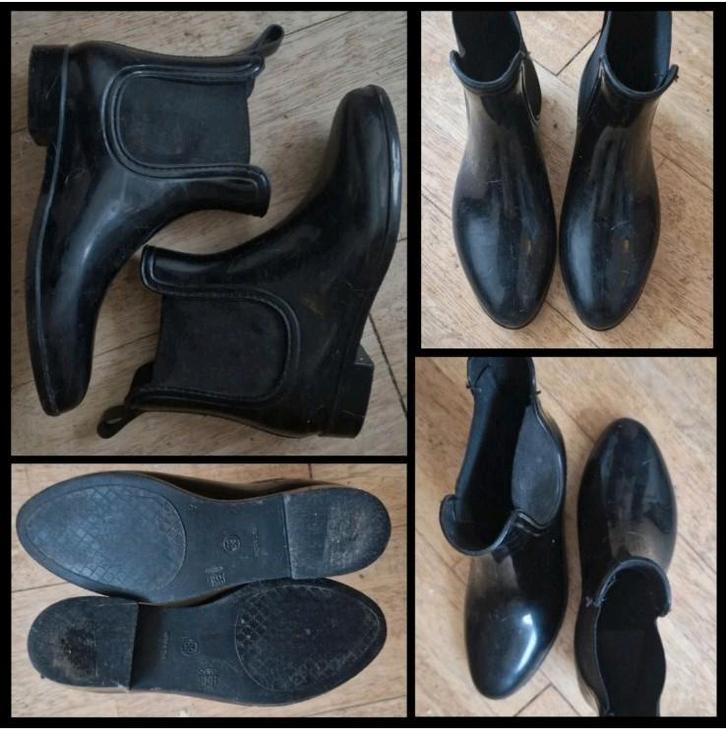 【★★★✩✩】♀️REGEN LAARSJES【merk?】mt.42〔kort/laag〕laarzen, lak, Kinderen en Baby's, Kinderkleding | Schoenen en Sokken, Gebruikt, Laarzen