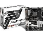 ASRock AB350 Pro4, ATX, Ophalen of Verzenden, Socket AM4, AMD