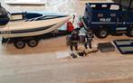 5187 politie SUV met trailer en boot, Ophalen of Verzenden, Zo goed als nieuw, Complete set