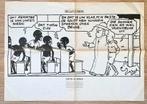 Tintin in Kongo poster - Hergé - Het Laatste Nieuws - 1993, Ophalen of Verzenden, Kuifje, Gebruikt, Plaatje, Poster of Sticker