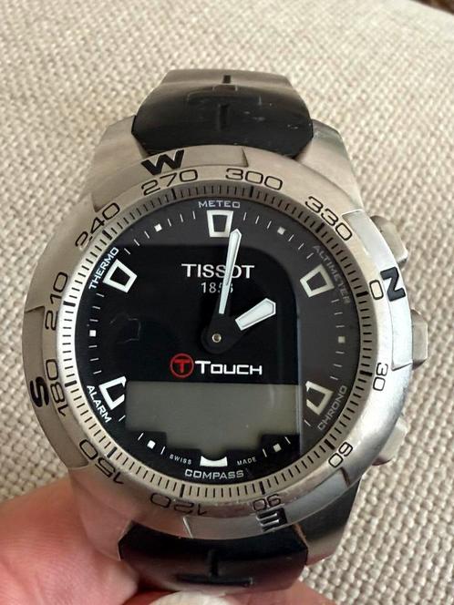 TISSOT TOUCH-2, Sieraden, Tassen en Uiterlijk, Horloges | Heren, Gebruikt, Polshorloge, Overige merken, Staal, Overige materialen