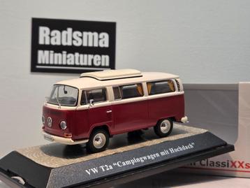 Volkswagen T2a Camper + hefdak - 1:43 Premium ClassiXXs beschikbaar voor biedingen