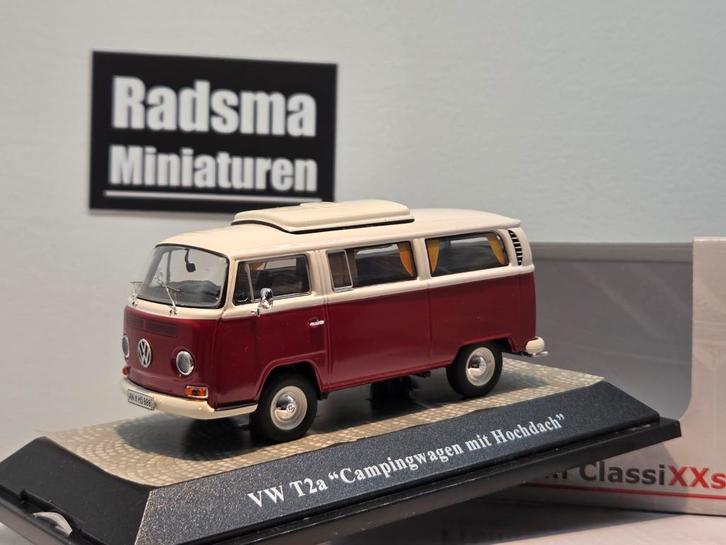 Volkswagen T2a Camper + hefdak - 1:43 Premium ClassiXXs, Hobby en Vrije tijd, Modelauto's | 1:43, Nieuw, Auto, Overige merken