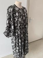 Zwarte blockprint jurk, Kleding | Dames, Maat 38/40 (M), Studio Ines Bon, Zwart, Nieuw