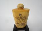 Chinees/Chinese snuifflesje /snuff bottle met lepel #6130, Antiek en Kunst, Ophalen of Verzenden