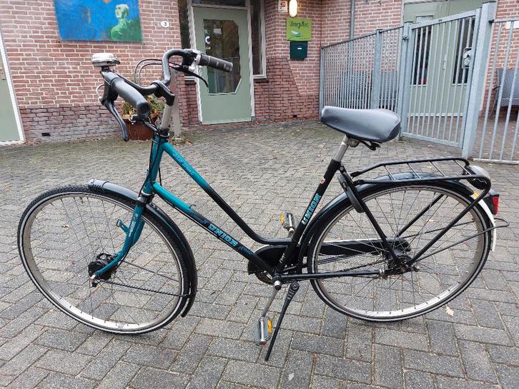 Mooie zwart/groene Union San Remo, Fietsen en Brommers, Fietsen | Dames | Damesfietsen, Gebruikt, Overige merken, Versnellingen