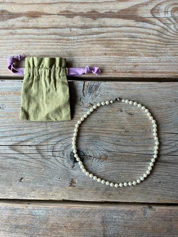 Parelketting geknoopt parels ketting anna nina beschikbaar voor biedingen