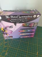 36 Mixed Twinmarkers DecoTime - Zo goed als nieuw, Ophalen of Verzenden, Zo goed als nieuw, Potlood of Stift