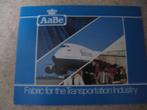Dun kartonnen reclameboek over de vliegtuigstoffen van AaBe, Verzamelen, Ophalen of Verzenden, Zo goed als nieuw, Gebruiksvoorwerp