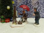 lemax painting a winter scene kerstdorp poppetjes figurines, Diversen, Kerst, Ophalen of Verzenden, Zo goed als nieuw