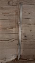 Gordijnroede - 3-delig, Gebruikt, Wit, 150 tot 200 cm, Ophalen of Verzenden