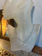 Vintage antiek strass ketting parelketting costume jewelry, Sieraden, Tassen en Uiterlijk, Antieke sieraden, Ophalen of Verzenden