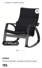 Ikea Poang schommelstoelen, Huis en Inrichting, Stoelen, Ophalen, Gebruikt, Twee, Zwart