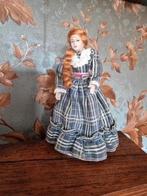 poppenhuis miniaturen caco popje dame met vlecht porselein, Verzamelen, Poppenhuizen en Toebehoren, Ophalen of Verzenden, Nieuw